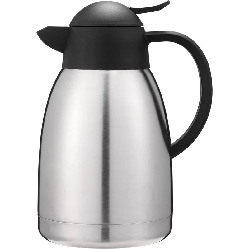 Destino termokande, rustfrit stål/sort, 1,5 ltr. 45120304 by DESTINO color Sort