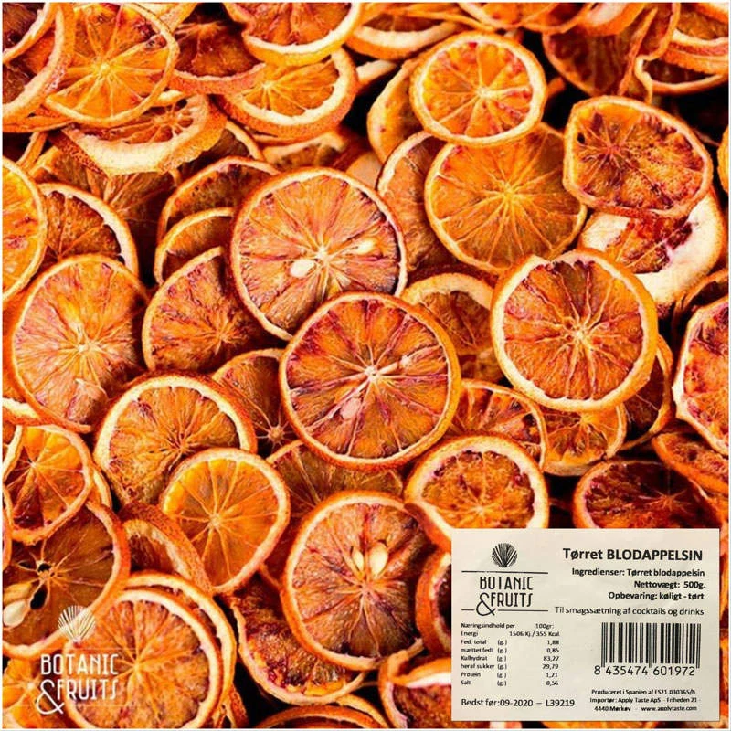 Tørret blodappelsin 500 g | 250 stk (ca) ATBULK2 by BOTANICALS color Sort