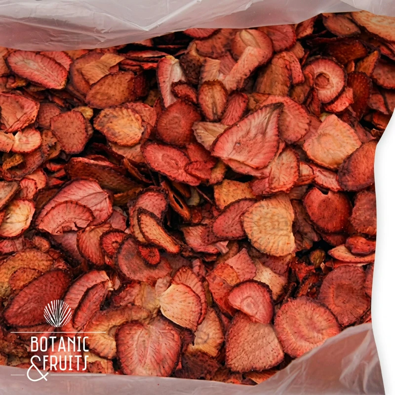 Tørret Rød Jordbær 500 g | 1250 stk (ca) ATBULK6 by BOTANICALS color Sort