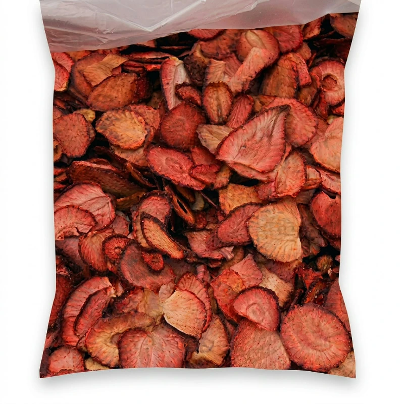 Tørret Rød Jordbær 500 g | 1250 stk (ca) ATBULK6 by BOTANICALS color Sort
