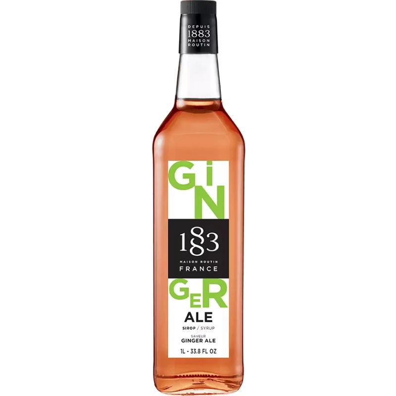 1883 GINGER ALE Mixer Sirup 100 cl 17-6184  color Sort