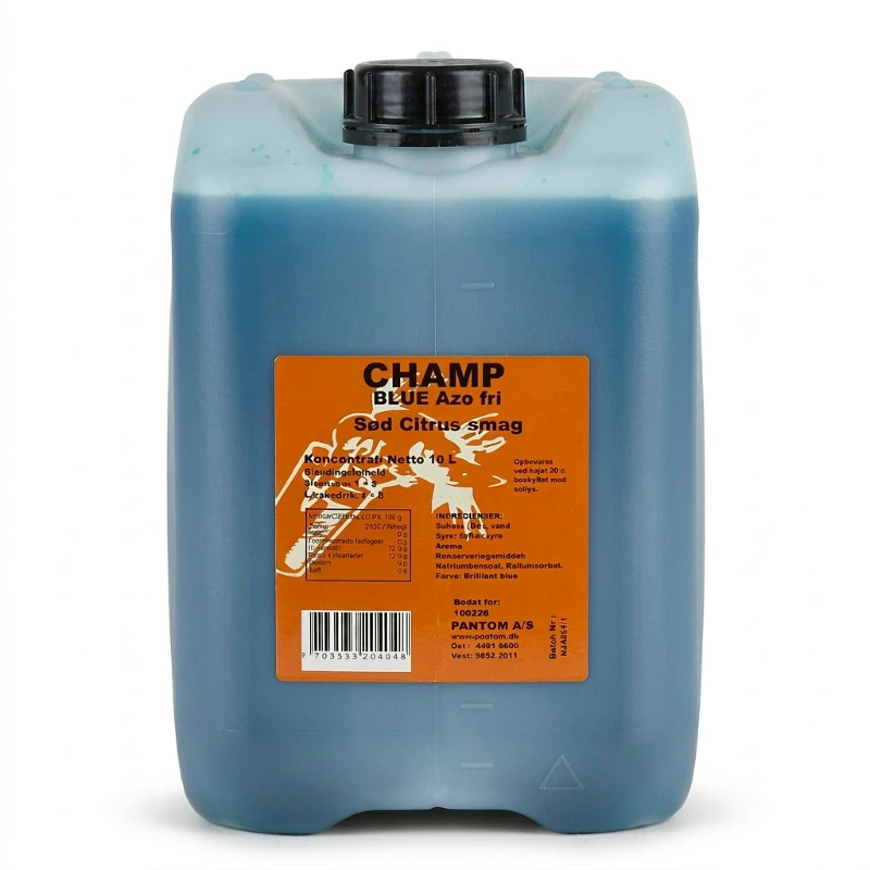 Champ SlushIce Blue Sød Citrus 10L 38548 by CHAMP color Sort