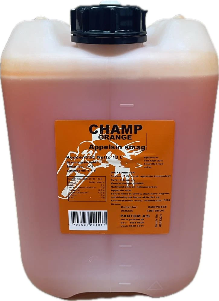 Champ SlushIce Orange 10L 257236 by CHAMP color Sort