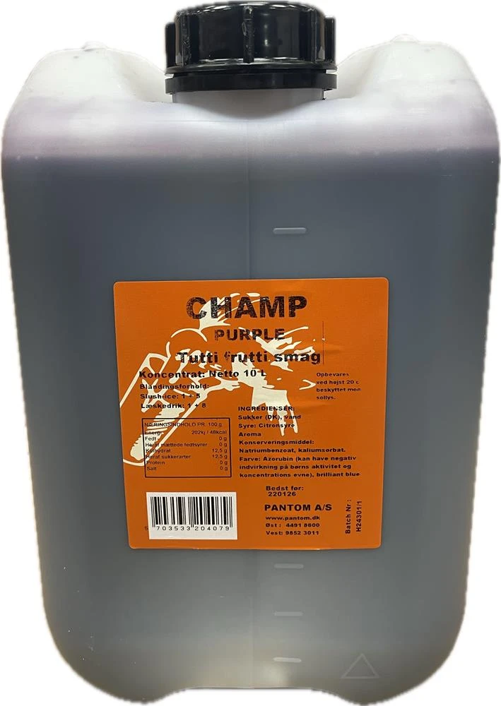 Champ SlushIce Purple Tutti Fritti 10L 258134 by CHAMP color Sort
