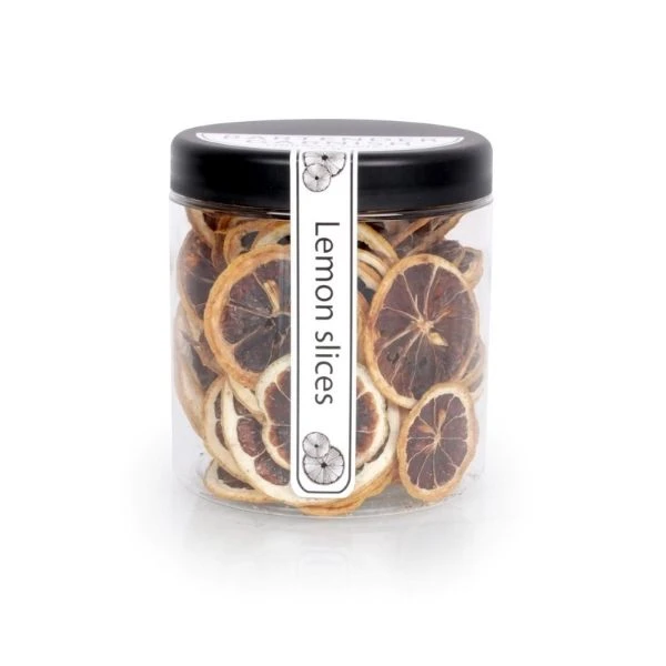 Tørret Citronskiver 75 g. 8112-1003 by Bartender Garnish color Sort
