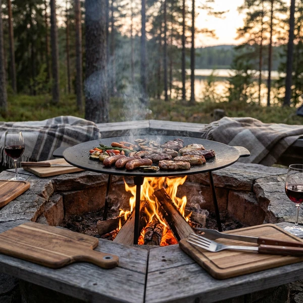 Hâws Støbejernspande til bål DIA 45 cm 30-Ø45Grill by Hâws color Sort