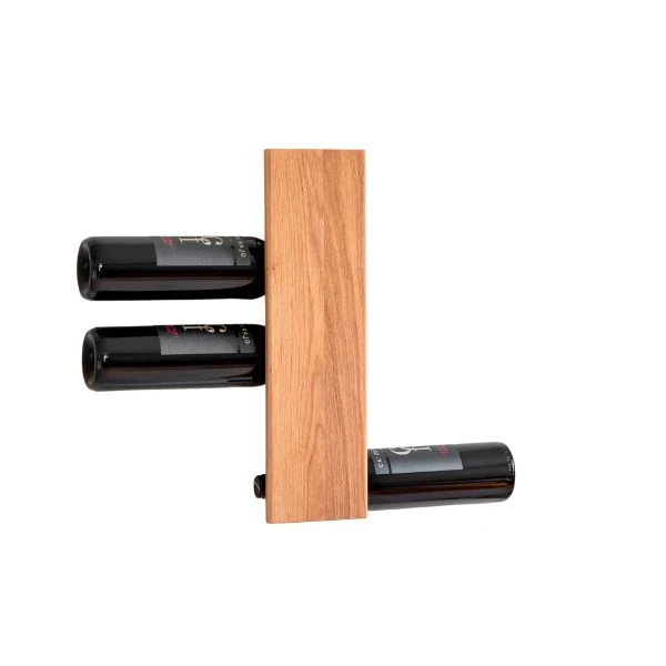 Vinreol i egetræ til 8 flasker ST10007 by Steel-Function color Sort