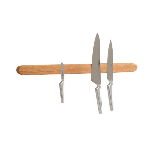 Knivmagnet - Lang - Egetræ 59 cm ST52597 by Steel-Function color Sort