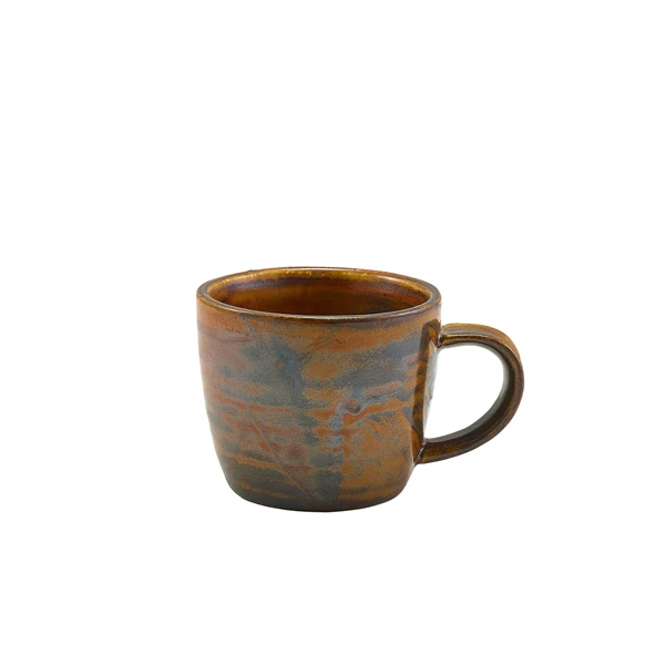 Espresso kop 9 cl - Rustik Kobber Terra CUP-PRC9 by Genware color Sort