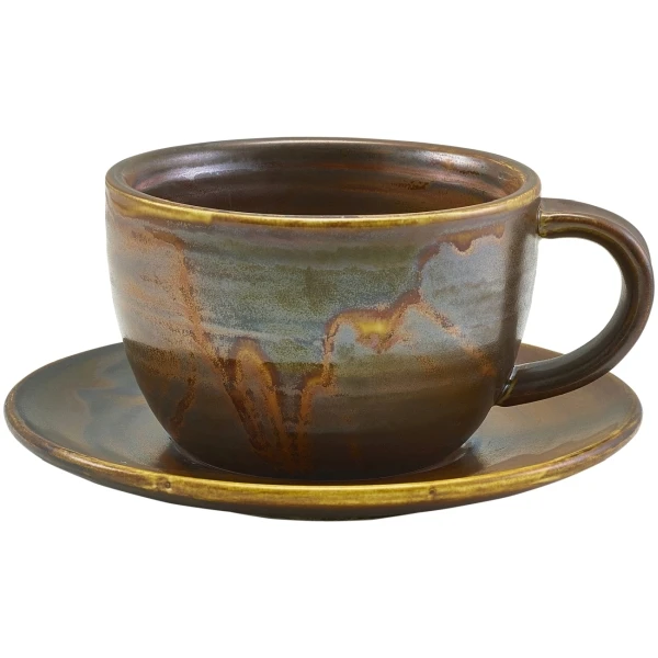 Underkop 14,5 cm - Rustik Kobber Terra SCR-PRC14 by Genware color Sort