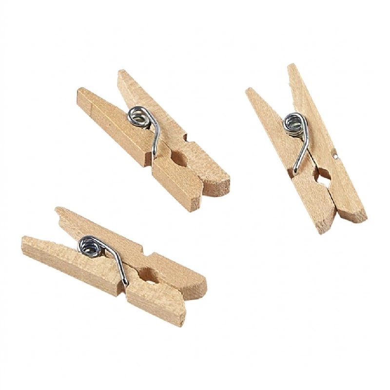 Miniature klemmer til drinks 2,5 cm (1000 stk) PEG2 by Genware color Sort