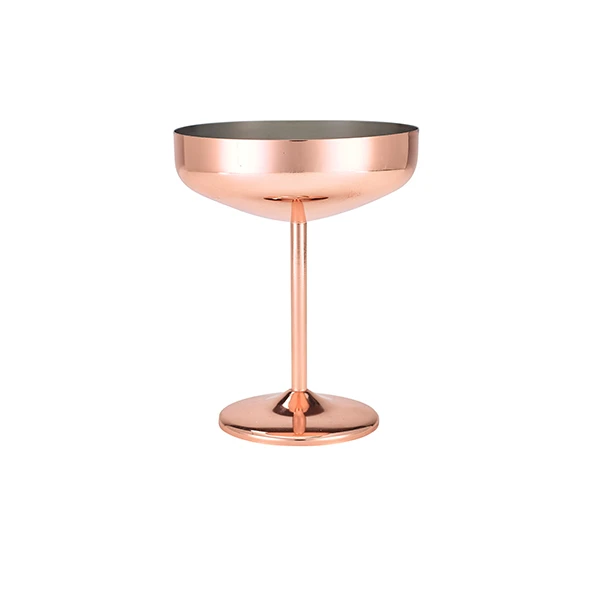 Kobberbelagt Cocktail Coupe glas 30cl - GenWare CPC300 by Genware color Sort