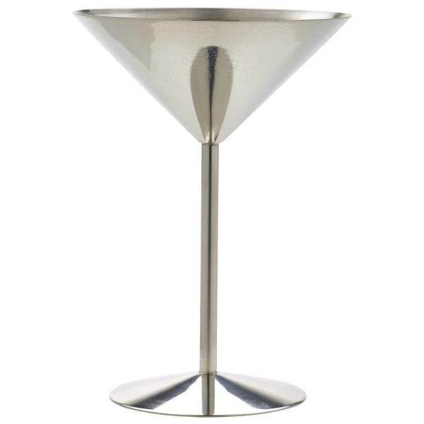 Rustfrit stål Martini glas 24cl - GenWare MRS240 by Genware color Sort