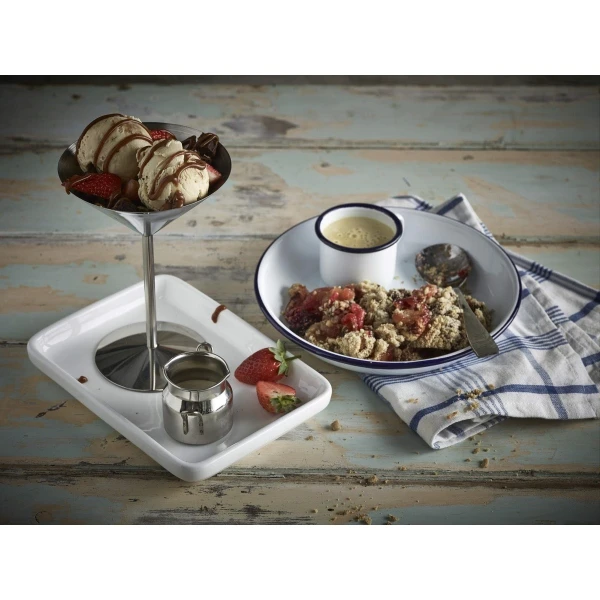 Rustfrit stål Martini glas 24cl - GenWare MRS240 by Genware color Sort