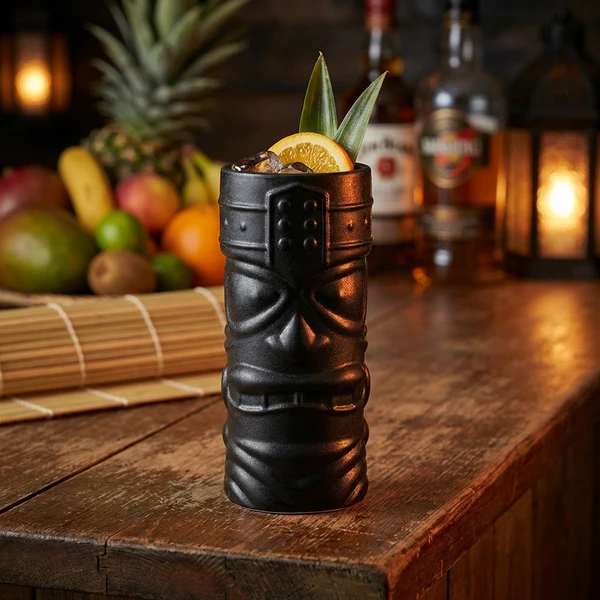 Støbejernseffekt Tiki-krus 40cl - Genware TKM400CT by Genware color Sort
