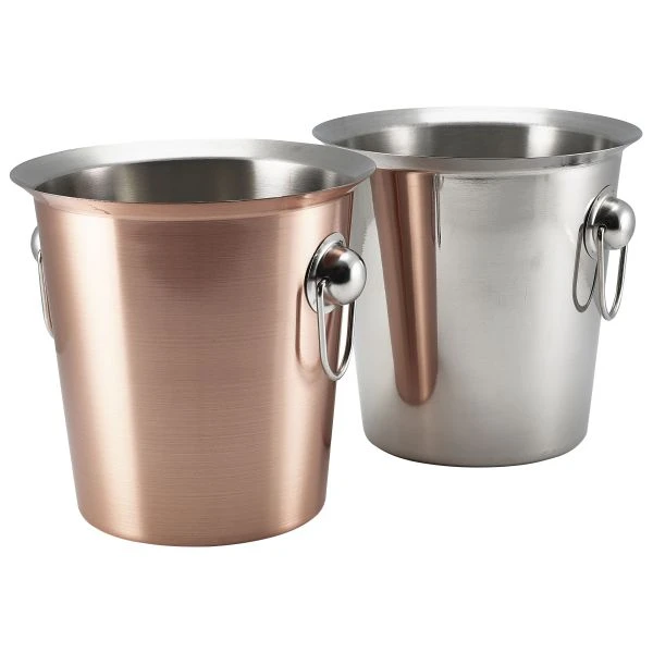 Kobberbelagt vinspand med ringhåndtag - Genware 26203C by Genware color Sort