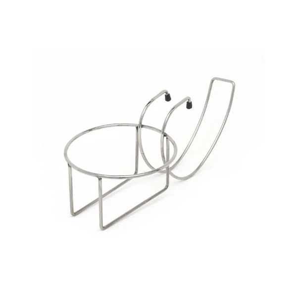 Forkromet bordkantspandholder Ø20 cm TIBH by Genware color Sort
