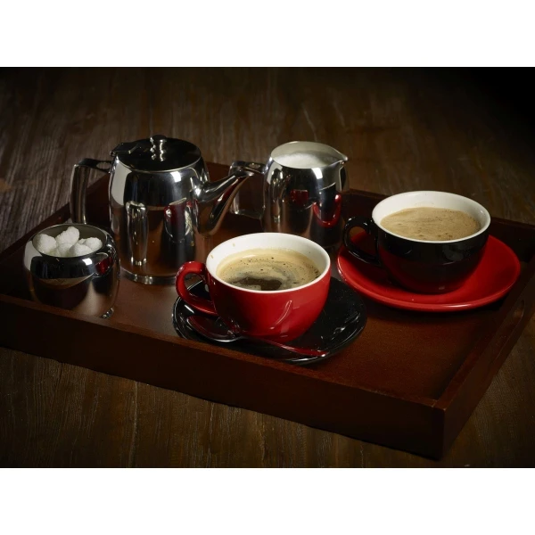 Tjenerbakke Træ 53.5 x 42.5 x 4.5cm BT5342 by Genware color Sort