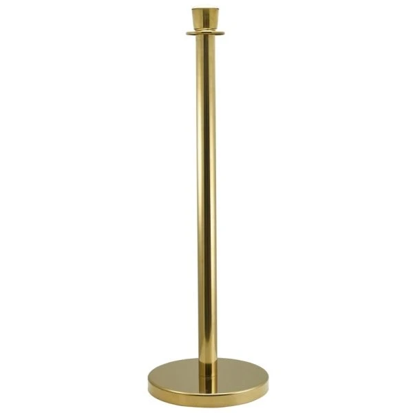 Afspærringsstolpe Messingbelagt 100 x 32cm BP-RPEBP by Genware color Sort