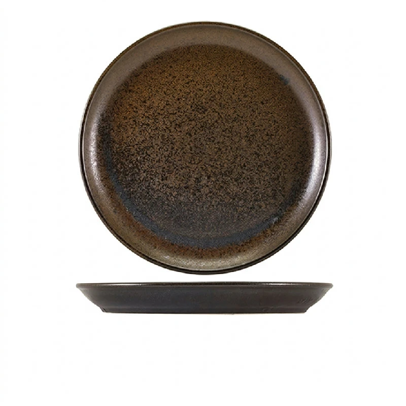 Cinder Sort Coupe Tallerken 27,5cm - Terra CP-PBK27 by Genware color Sort