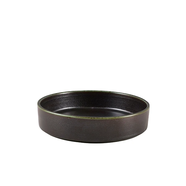 Cinder Sort Præsentationsskål 18 cm - Terra PB-PBK18 by Genware color Sort