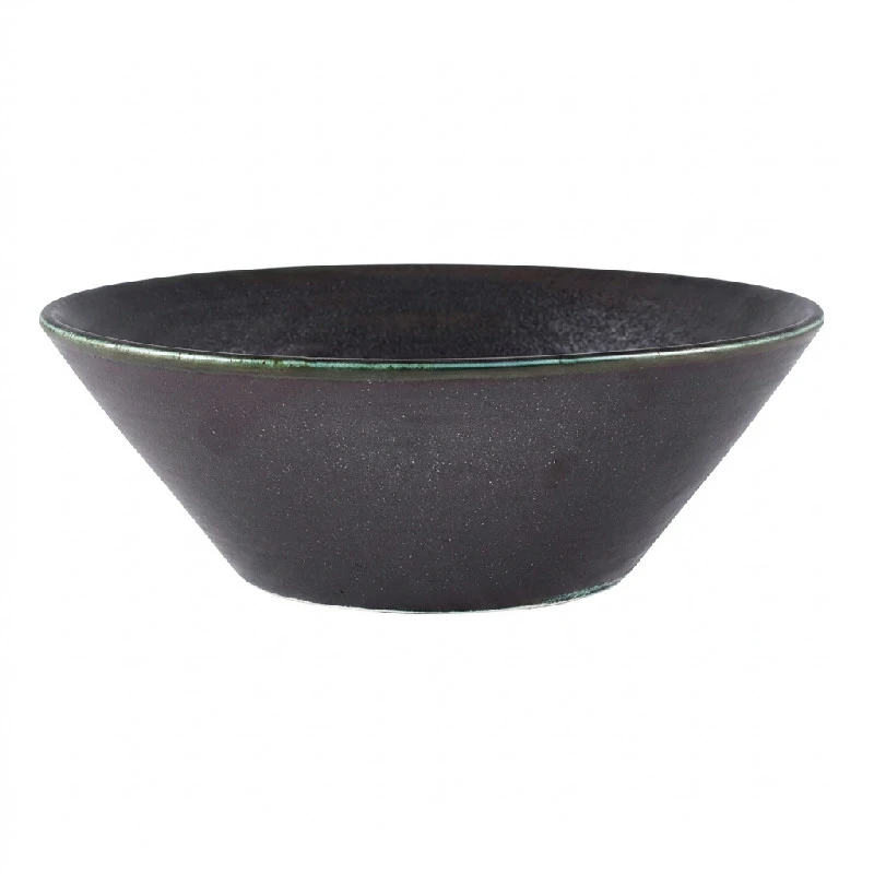 Cinder Sort Konisk skål 19.5cm - Terra CN-PBK19 by Genware color Sort