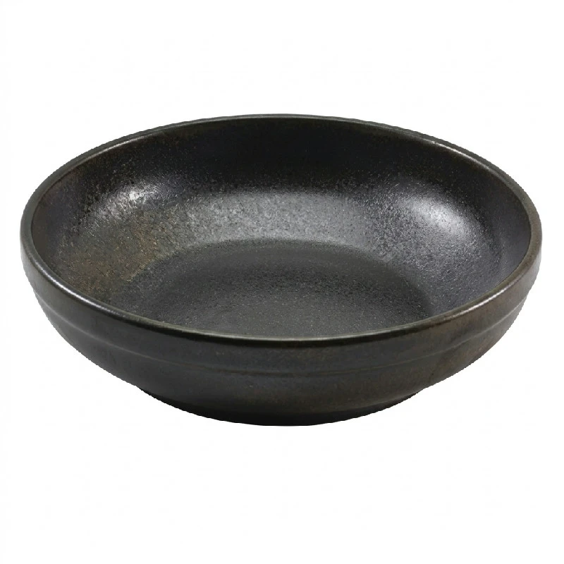 Cinder Sort Coupe skål 20cm - Terra CB-PBK20 by Genware color Sort