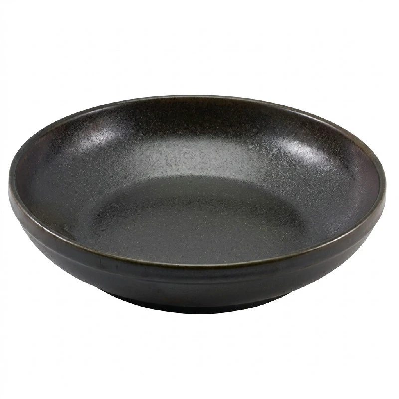 Cinder Sort Coupe skål 27cm - Terra CB-PBK27 by Genware color Sort