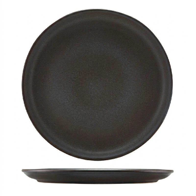 Stentøj Antigo Coupe Tallerken 27.5cm - Terra CP-AN27 by Genware color Sort