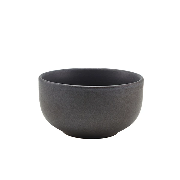 Stentøj Antigo rund skål 12,5 cm - Terra BW-AN12 by Genware color Sort