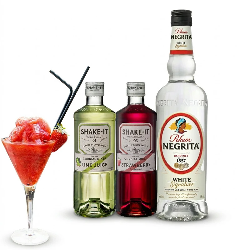 Strawberry Daiquiri - DrinksPakke Barlifepakke5 by Barlife color Sort