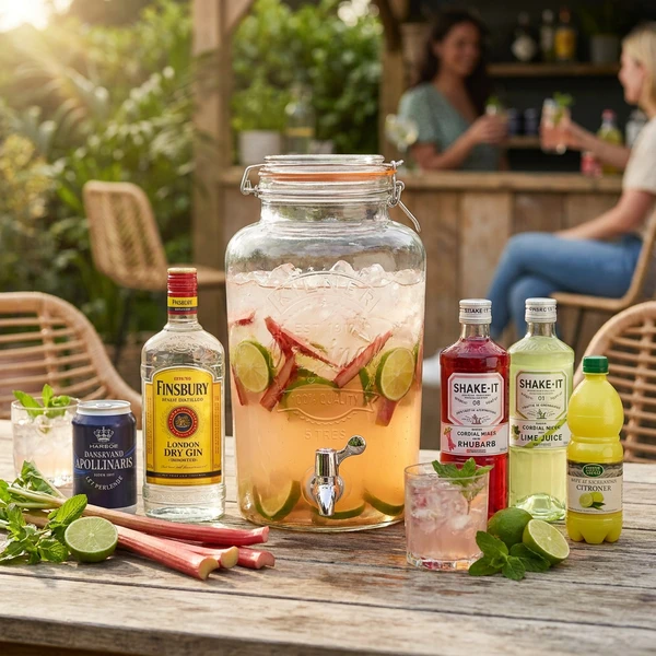 RHUBARB COLLINS DISPENSER - DrinksPakke Barlifepakke25 by Barlife color Sort