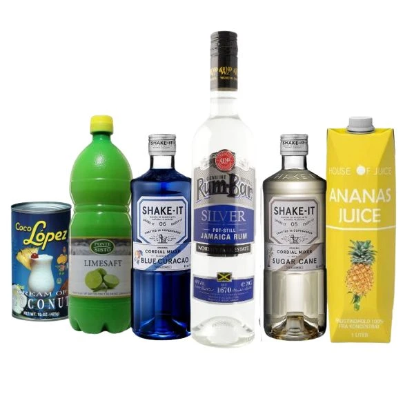 BLUE HAWAIIAN - DrinksPakke Barlifepakke39 by Barlife color Sort
