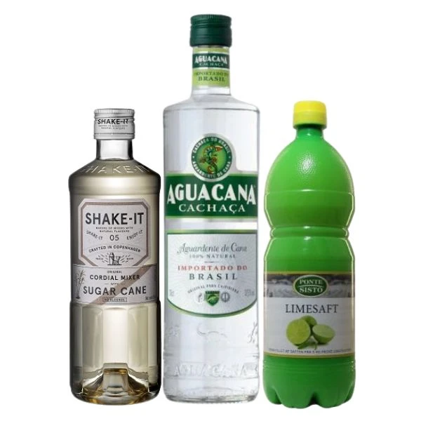 Caipirinha Drinkspakke til 14 drinks Barlifepakke40 by Barlife color Sort