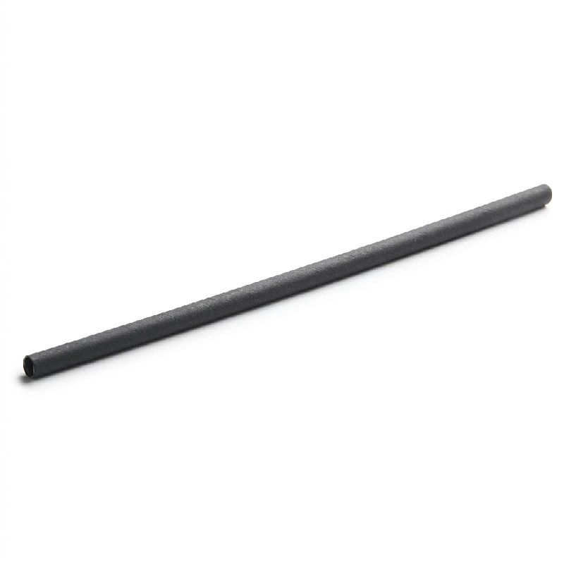 Sugerør uden knæk, sort, 8 x 230 mm 126548-1 by Multiline color Sort