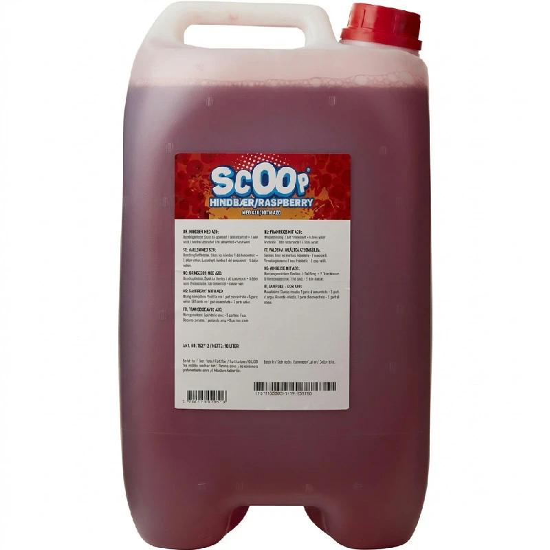 Scoop Slushice Classic Hindbær, 10L 209664 by SCOOP color Sort