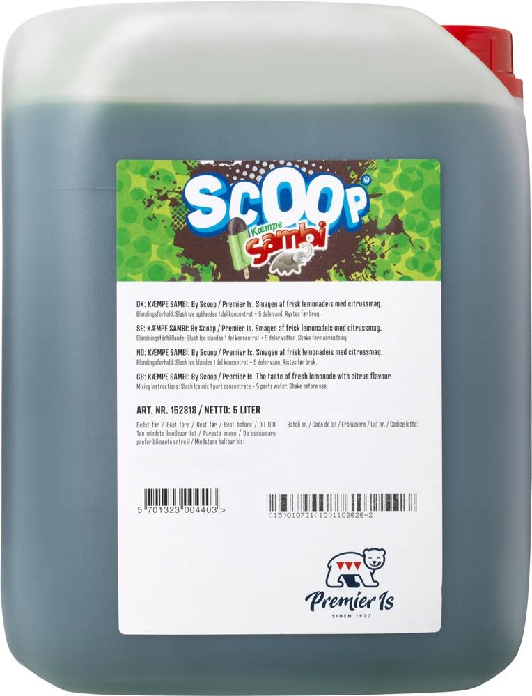 Scoop Slushice Kæmpe Sambi, 5L 307541 by SCOOP color Sort