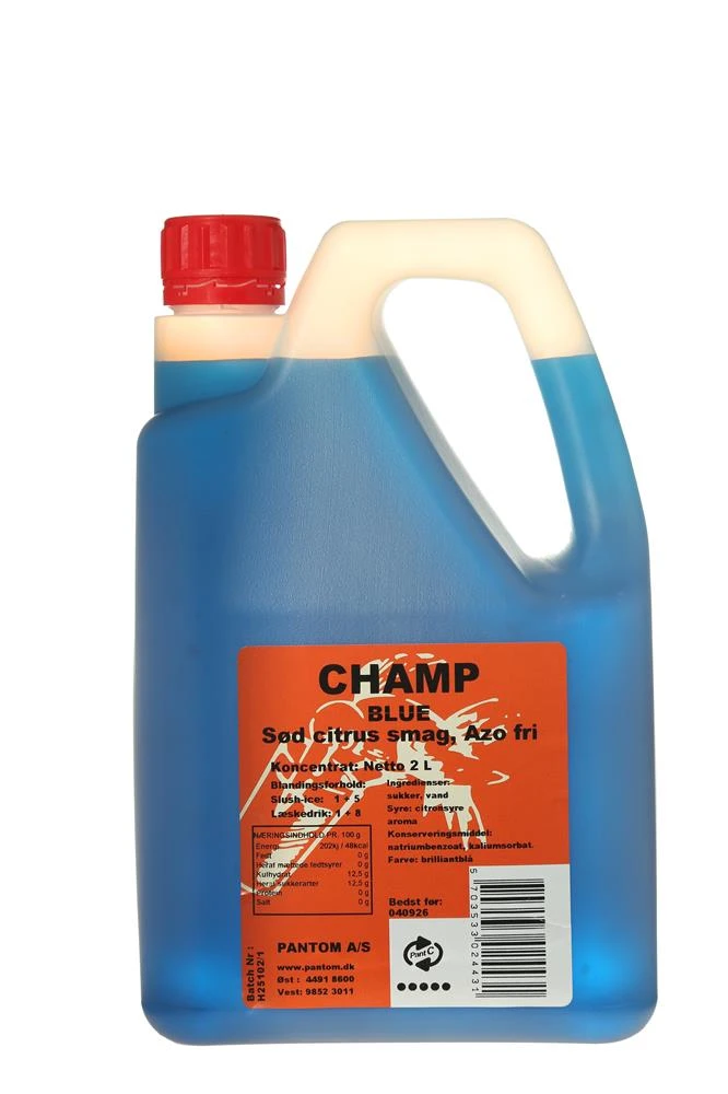 Champ SlushIce blue, 2L 306129 by CHAMP color Sort