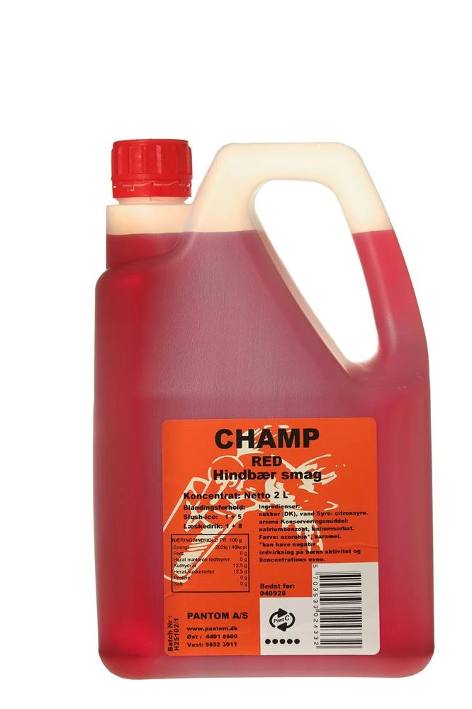 Champ SlushIce Hindbær, 2L 306128 by CHAMP color Sort