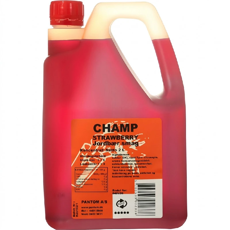 Champ SlushIce Strawberry, 2L 306126 by CHAMP color Sort