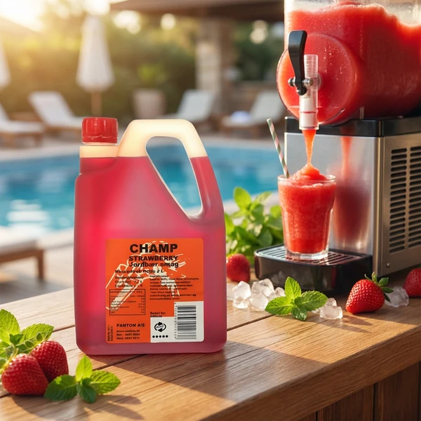 Champ SlushIce Strawberry, 2L 306126 by CHAMP color Sort