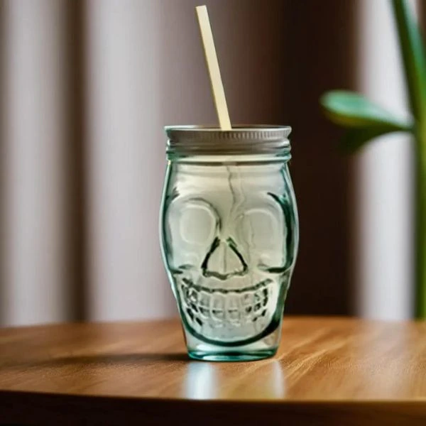 Cocktailglas 45 cl m/låg Skull 96152301 by StemZero color Sort
