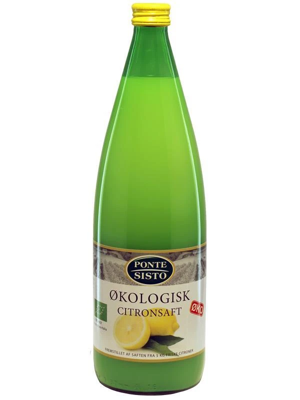 Ponte Sisto Økologisk Citronsaft 100 cl 242815 by PONTESISTO color Sort