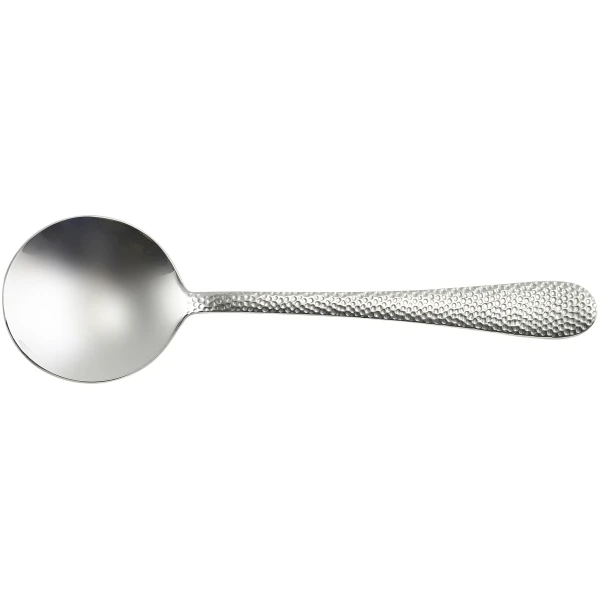 Cortona Suppe Ske 18/0 Rustfrit Stål SS-CR by Genware color Sort