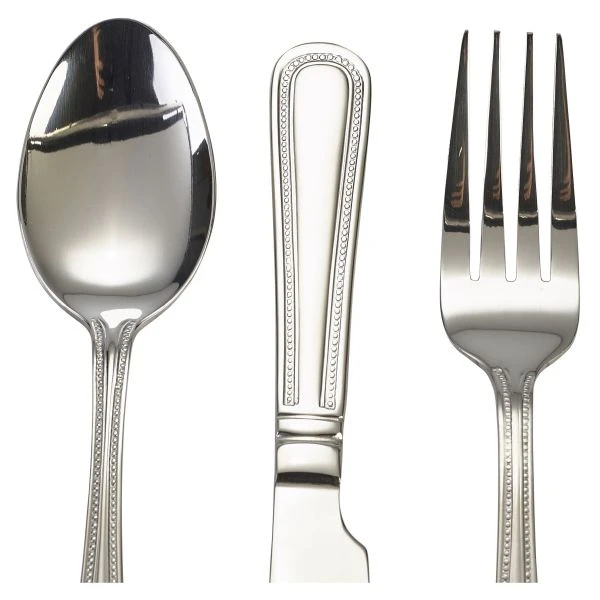 Gaffel med perlemønster 19,5 cm TF-BD by Genware color Sort
