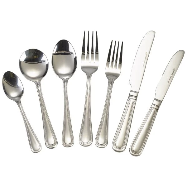 Gaffel med perlemønster 19,5 cm TF-BD by Genware color Sort