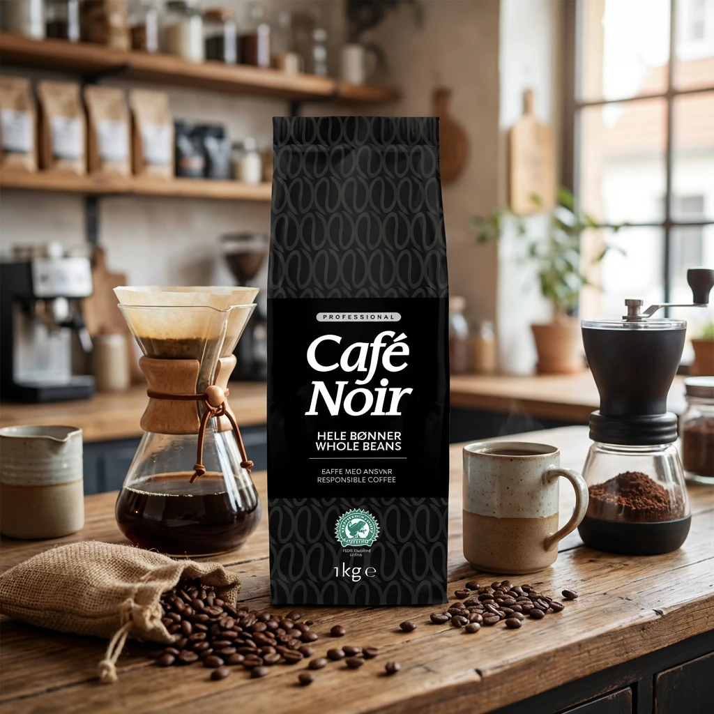 Kaffebønner 'Cafe Noir Rainforest Aliance' - Cafe Noir 1 KG 319749 by Cafe Noir color Sort