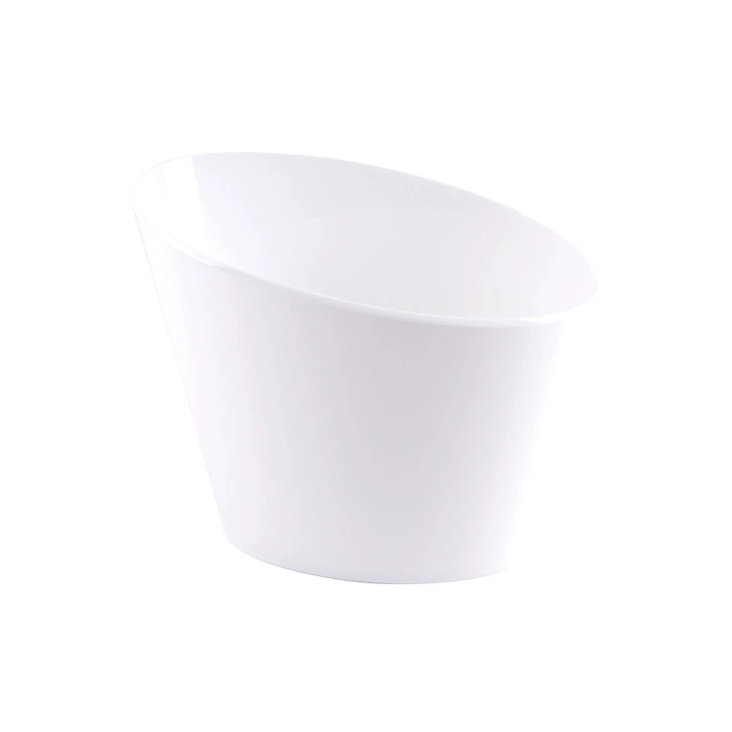 Oval flaskekøler i hvid akryl 5 liter 391/2-hvid  color Sort