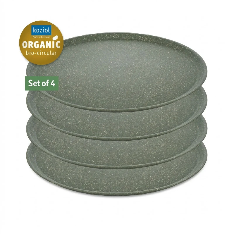 Koziol Connect Plate Ø25,5cm (4 stk.) - Ash Grey 7101701 by Koziol color Sort