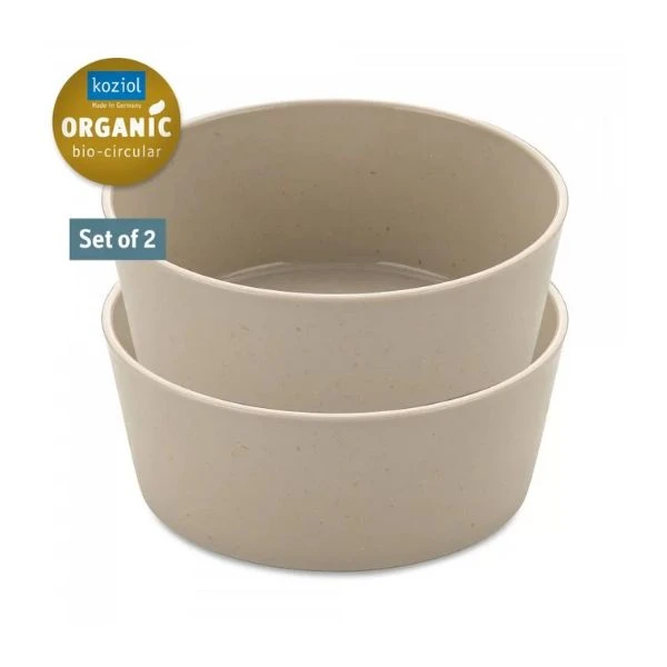 Koziol Connect Bowl 890ml (2 stk.) - Dessert Sand 7171700 by Koziol color Sort